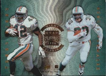 1996 Playoff Absolute - Quad Series #16 Eric Green / Terry Kirby / O.J. McDuffie / Bernie Parmalee Front
