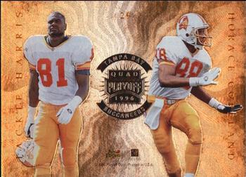 1996 Playoff Absolute - Quad Series #29 Horace Copeland / Trent Dilfer / Alvin Harper / Jackie Harris Back
