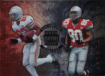 1996 Playoff Absolute - Quad Series #32 Lawrence Phillips / Tim Biakabutuka / Terry Glenn / Rickey Dudley Back