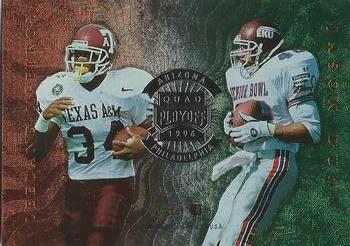 1996 Playoff Absolute - Quad Series #35 Mike Alstott / Leeland McElroy / Jason Dunn / Amani Toomer Front