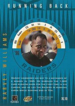 1996 Playoff Absolute - Prime Metal XL #XL10 Harvey Williams Back