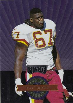 1996 Playoff Absolute - Prime Unsung Heroes #3 Ray Brown Front