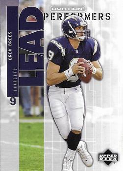 2002 Upper Deck Ovation - Lead Performers #LP-28 Drew Brees Front