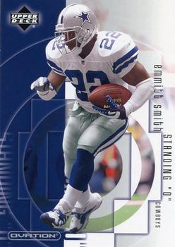 2002 Upper Deck Ovation - Standing O #SO-9 Emmitt Smith Front