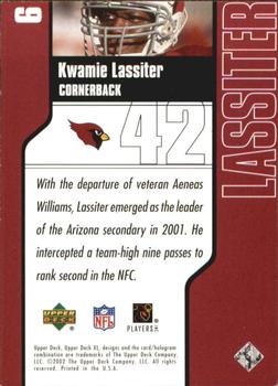 2002 Upper Deck XL - Holofoil #6 Kwamie Lassiter Back