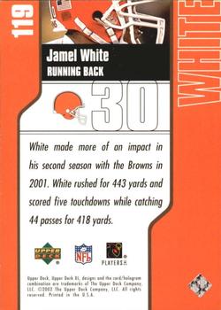 2002 Upper Deck XL - Holofoil #119 Jamel White Back