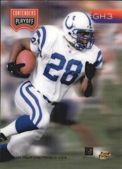 1996 Playoff Contenders - Ground Hogs #GH3 Marshall Faulk Back