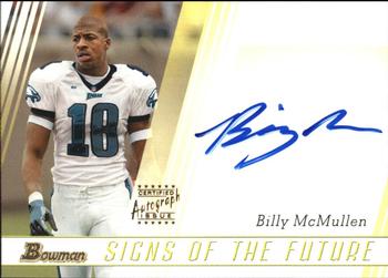 2003 Bowman - Signs of the Future Autographs #SF-BM Billy McMullen Front