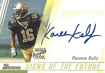 2003 Bowman - Signs of the Future Autographs #SF-KK Kareem Kelly Front