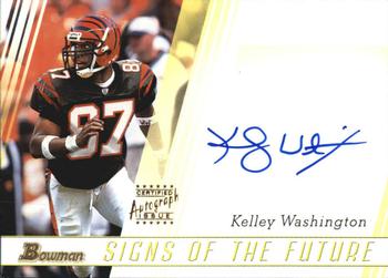 2003 Bowman - Signs of the Future Autographs #SF-KW Kelley Washington Front