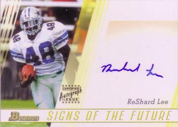 2003 Bowman - Signs of the Future Autographs #SF-RL ReShard Lee Front