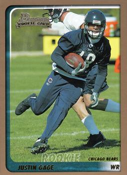 2003 Bowman - Uncirculated Gold #163 Justin Gage Front
