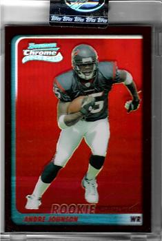 2003 Bowman Chrome - Red Refractors #195 Andre Johnson Front