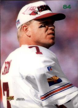 1996 Playoff Contenders #84 Boomer Esiason Back