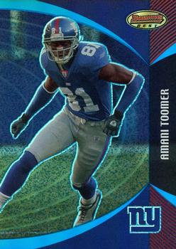 2003 Bowman's Best - Blue #70 Amani Toomer Front