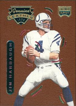 1996 Playoff Contenders - Accents #4 Jim Harbaugh Front