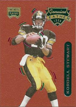 1996 Playoff Contenders - Accents #10 Kordell Stewart Front