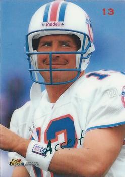 1996 Playoff Contenders - Accents #13 Dan Marino Back