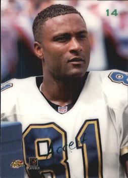 1996 Playoff Contenders - Accents #14 Andre Rison Back
