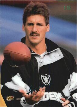 1996 Playoff Contenders - Accents #15 Jeff Hostetler Back