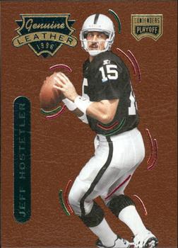 1996 Playoff Contenders - Accents #15 Jeff Hostetler Front