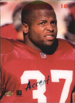 1996 Playoff Contenders - Accents #18 Larry Centers Back