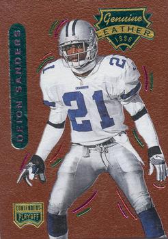 1996 Playoff Contenders - Accents #21 Deion Sanders Front