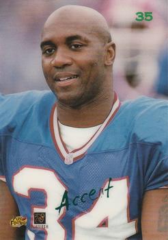 1996 Playoff Contenders - Accents #35 Thurman Thomas Back