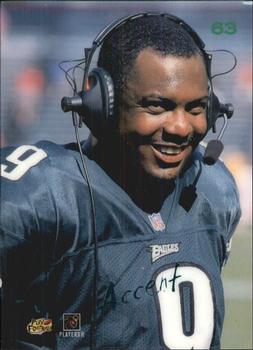 1996 Playoff Contenders - Accents #63 Rodney Peete Back