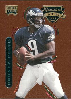 1996 Playoff Contenders - Accents #63 Rodney Peete Front