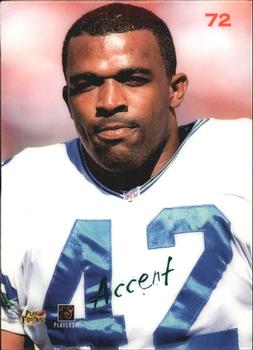 1996 Playoff Contenders - Accents #72 Chris Warren Back