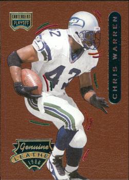 1996 Playoff Contenders - Accents #72 Chris Warren Front