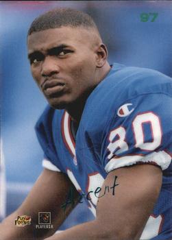 1996 Playoff Contenders - Accents #97 Eric Moulds Back