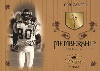 2003 Donruss Classics - Membership #M5 Cris Carter Front