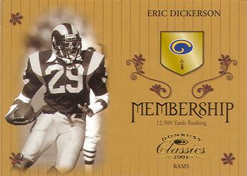2003 Donruss Classics - Membership #M19 Eric Dickerson Front