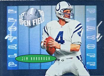 1996 Playoff Contenders - Open Field #4 Jim Harbaugh Front