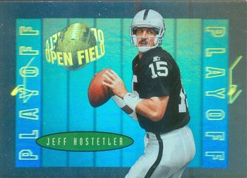 1996 Playoff Contenders - Open Field #15 Jeff Hostetler Front