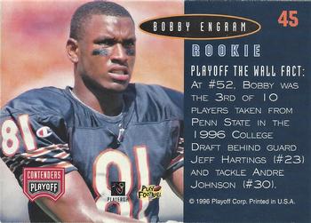 1996 Playoff Contenders - Open Field #45 Bobby Engram Back