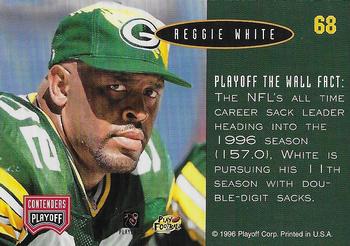 1996 Playoff Contenders - Open Field #68 Reggie White Back