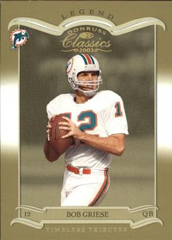 2003 Donruss Classics - Timeless Tributes #103 Bob Griese Front