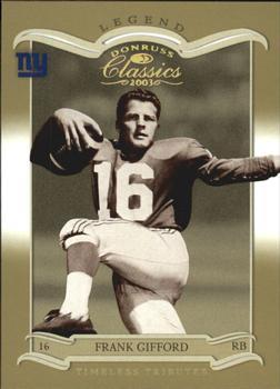 2003 Donruss Classics - Timeless Tributes #114 Frank Gifford Front