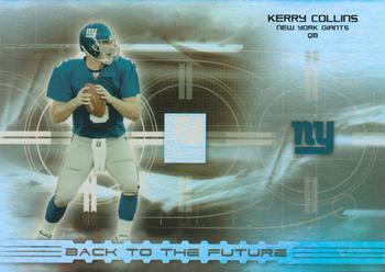 2003 Donruss Elite - Back to the Future #BF-9 Kerry Collins Front