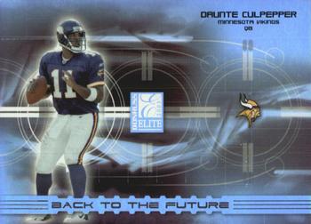 2003 Donruss Elite - Back to the Future #BF-16 Daunte Culpepper / Warren Moon Front