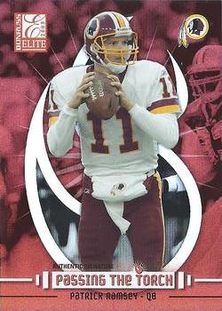2003 Donruss Elite - Passing the Torch #PT-3 Patrick Ramsey Front