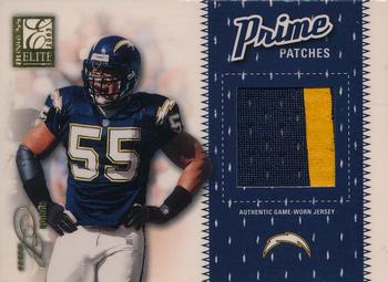 2003 Donruss Elite - Prime Patches #PP-14 Junior Seau Front