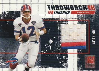 2003 Donruss Elite - Throwback Threads #TT-33 Jim Kelly / Thurman Thomas Front