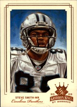 2003 Donruss Gridiron Kings - Bronze #14 Steve Smith Front