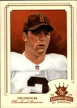 2003 Donruss Gridiron Kings - Bronze #22 Tim Couch Front