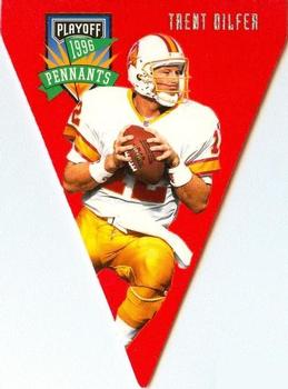 1996 Playoff Contenders - Pennants #29 Trent Dilfer Front