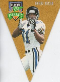 1996 Playoff Contenders - Pennants #14 Andre Rison Front